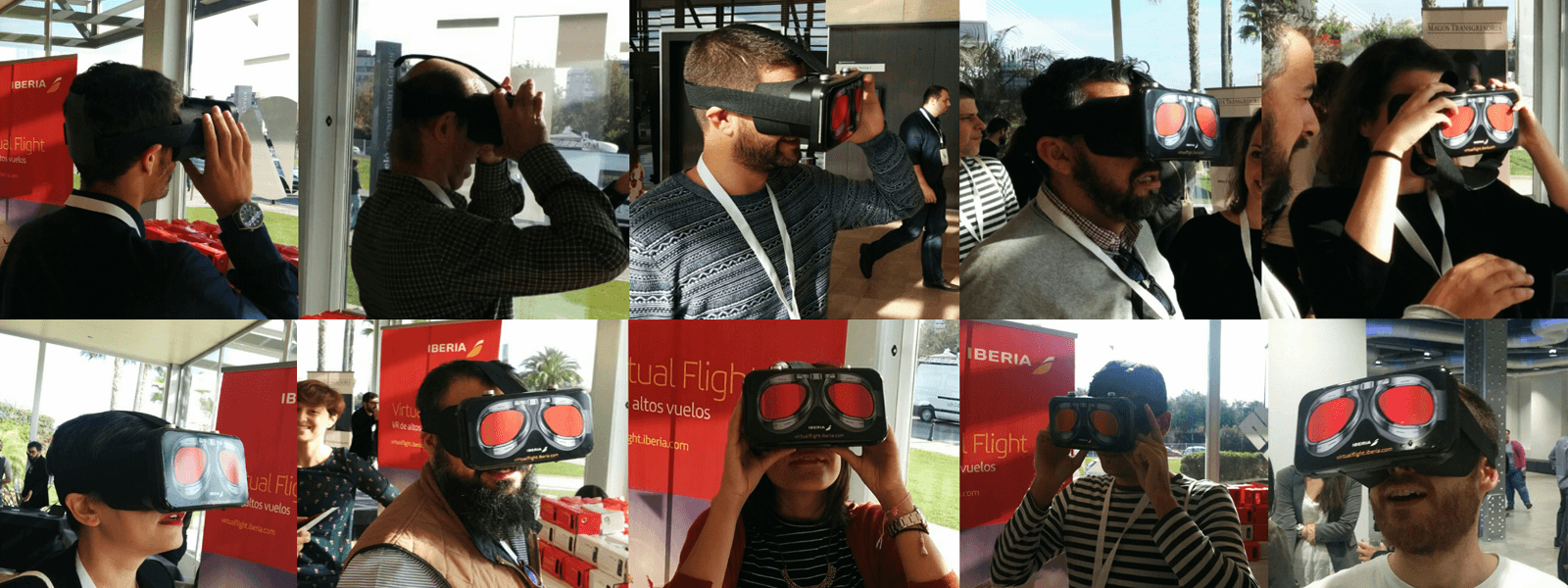 Iberia - Virtual Flight on a exhibition