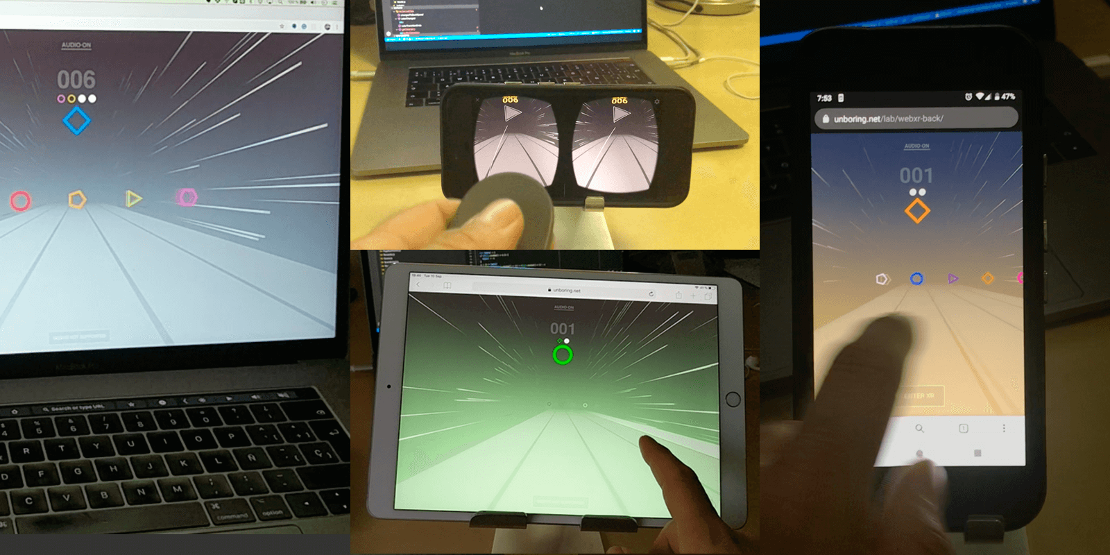 How it works on Desktop/iOS/Android/WebXR
